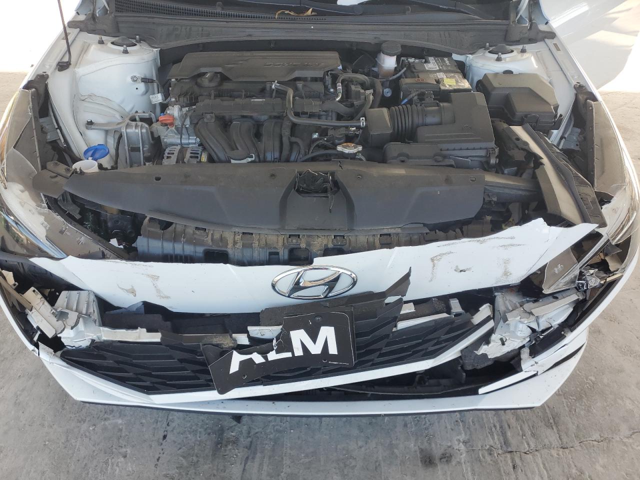 2021 Hyundai Elantra VIN 5NPLM4AG5MH014179 Copart auction photo, front end damage thumbnail 12