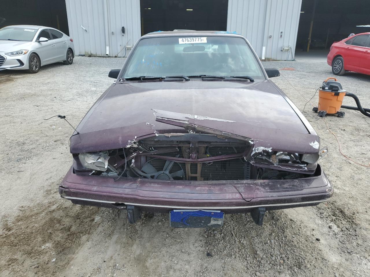 1996 Buick Century VIN 1G4AG53M1T6477562 Copart auction photo, rear end / front end damage thumbnail 5
