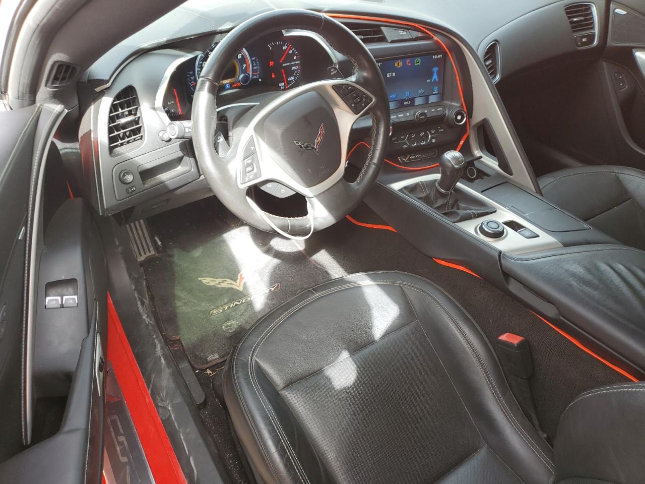 2015 Chevrolet Corvette VIN 1G1YA2D74F5117037 Copart auction photo, undercarriage / front end damage thumbnail 8