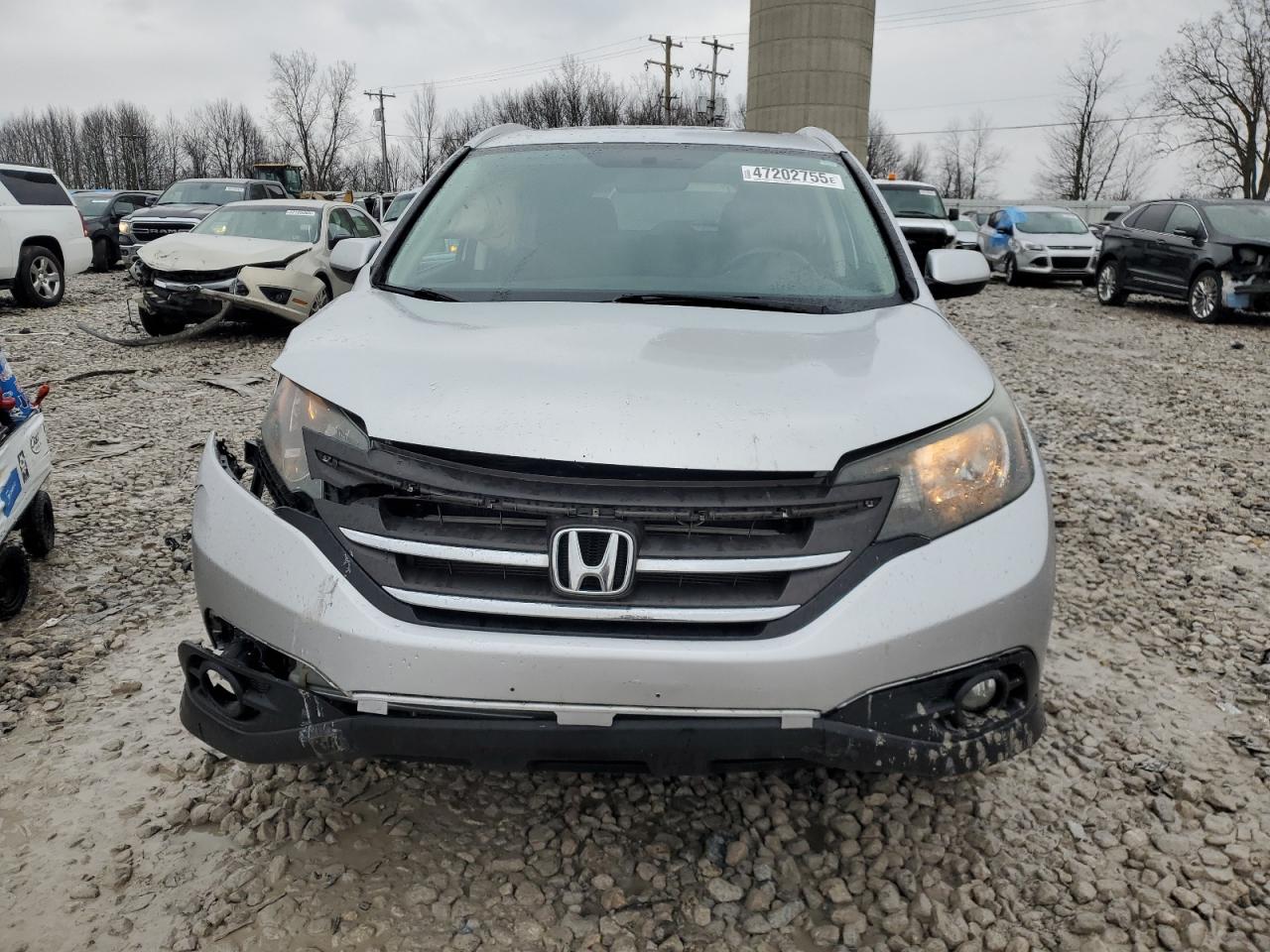 2013 Honda CR-V VIN 2HKRM4H79DH681174 Copart auction photo, front end / rear end damage thumbnail 5