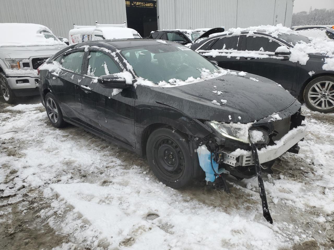 2019 Honda Civic VIN 2HGFC2F69KH547373 Copart auction photo, front end damage thumbnail 4