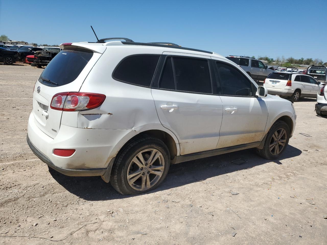 2012 Hyundai Santa Fe VIN 5XYZHDAG8CG129427 Copart auction photo, rear end / minor dent/scratches damage thumbnail 3