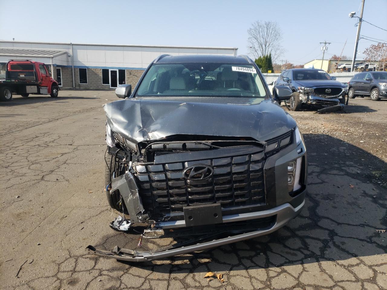 2024 Hyundai Palisade VIN KM8R5DGE8RU665876 Copart auction photo, front end damage thumbnail 5