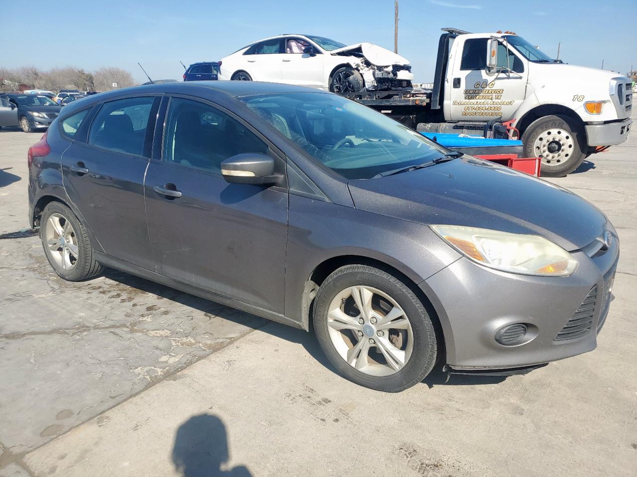 2013 Ford Focus VIN 1FADP3K26DL226762 Copart auction photo, rear end damage thumbnail 4
