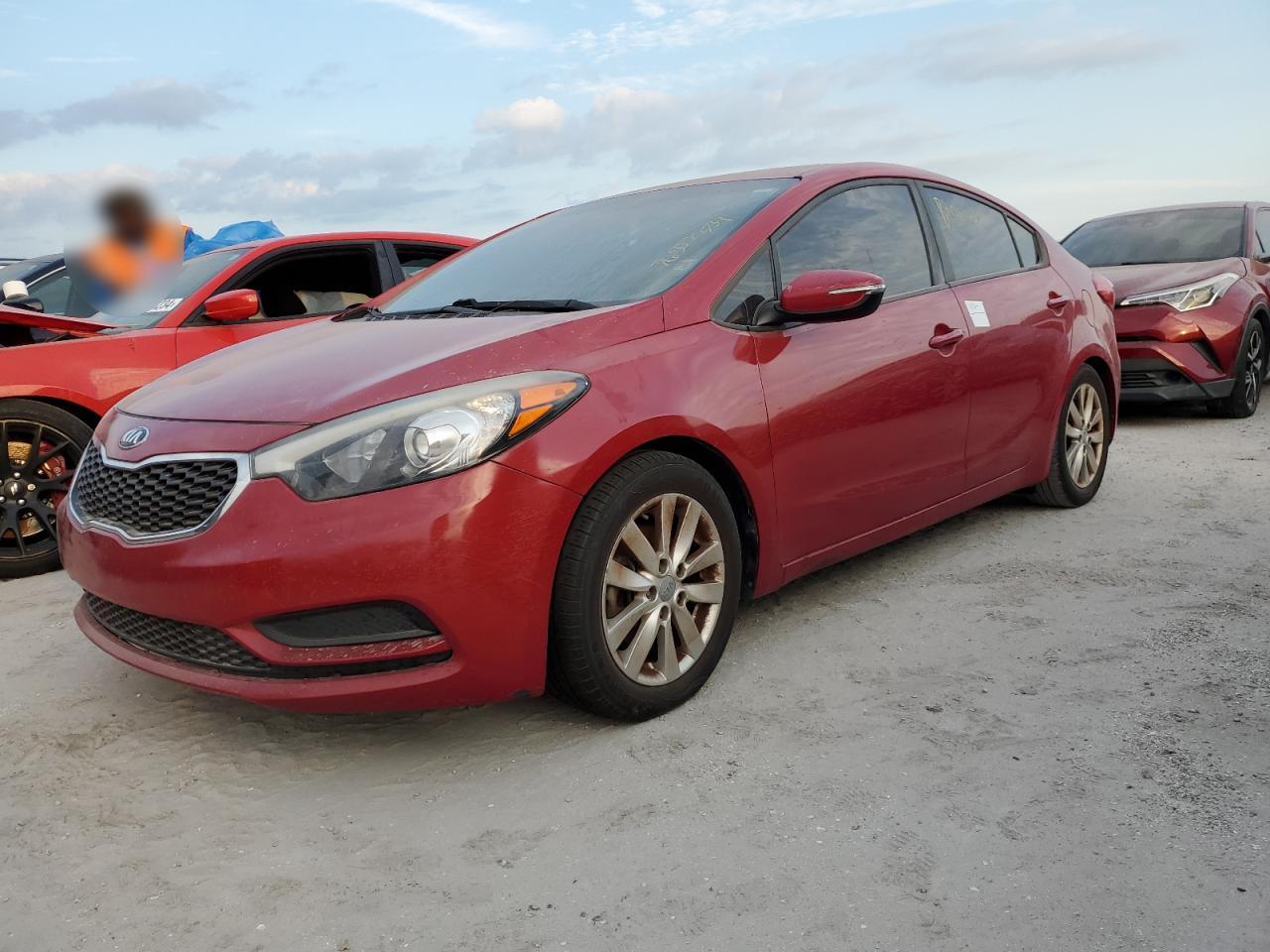 2016 KIA Forte VIN KNAFX4A65G5608171 Copart auction photo, water/flood damage thumbnail 2