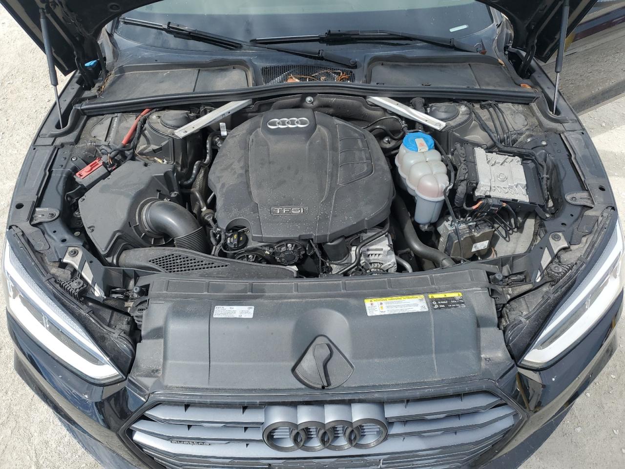 2018 Audi A5 VIN WAUENCF5XJA108713 Copart auction photo, water/flood damage thumbnail 11