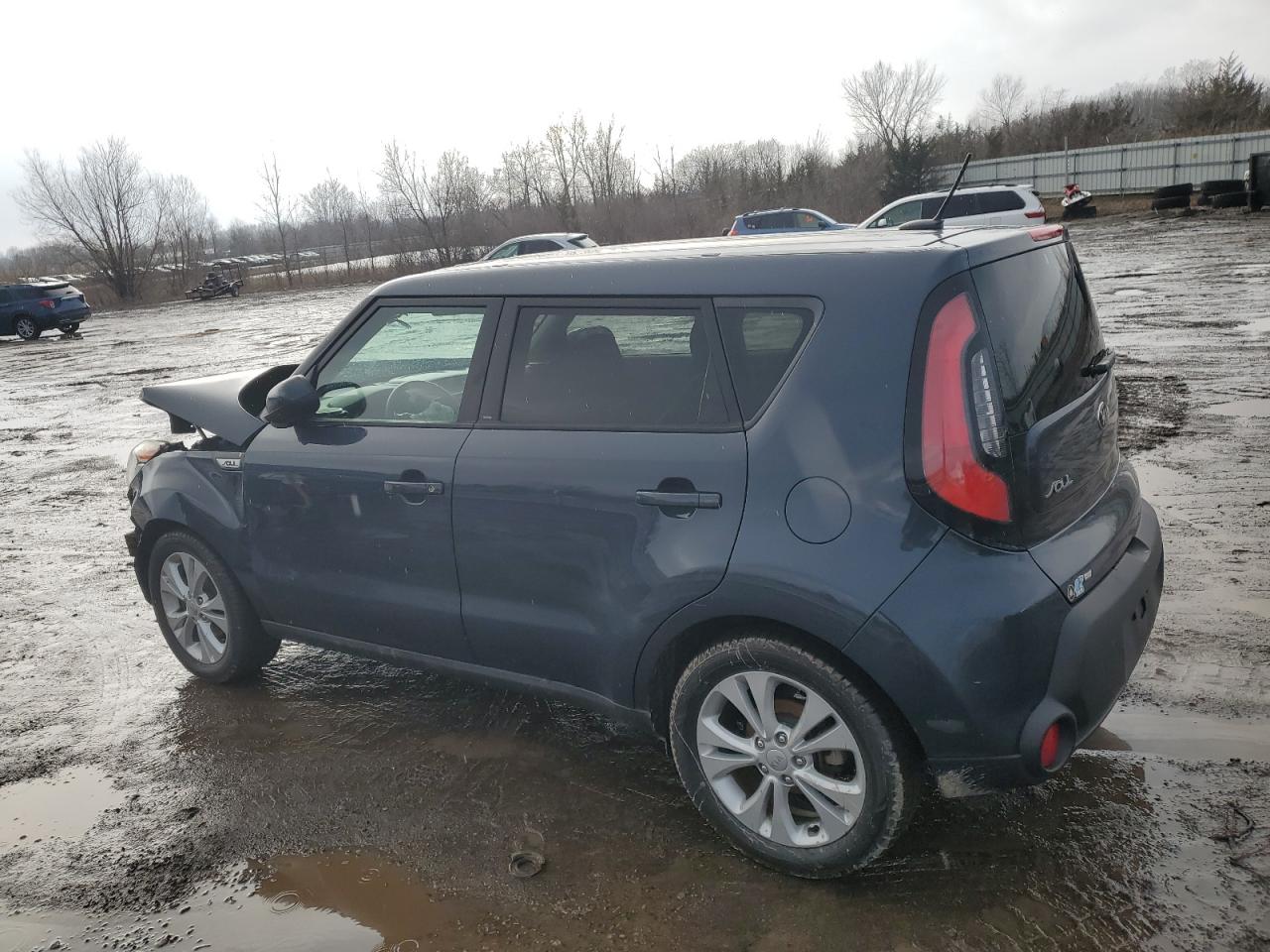 2015 KIA Soul VIN KNDJP3A5XF7158664 Copart auction photo, front end damage thumbnail 2