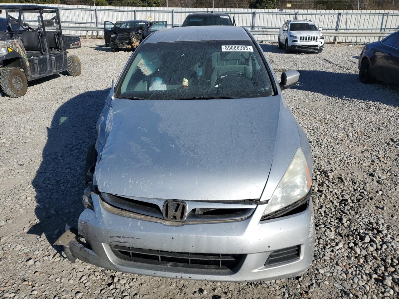 2007 Honda Accord VIN 1HGCM56377A104653 Copart auction photo, side damage thumbnail 5