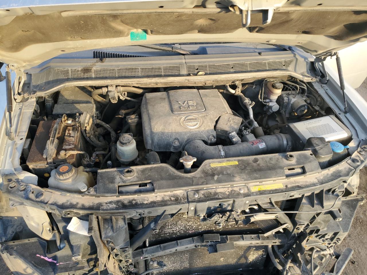 2008 Nissan Titan VIN 1N6BA06C28N350006 Copart auction photo, front end damage thumbnail 11