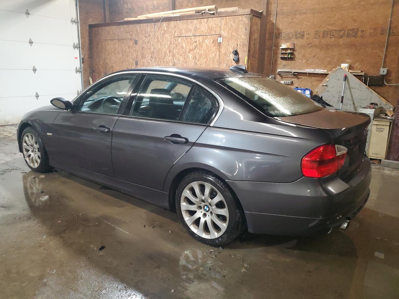 2007 BMW 3er VIN WBAVD53527A007614 Copart auction photo, front end / side damage thumbnail 2