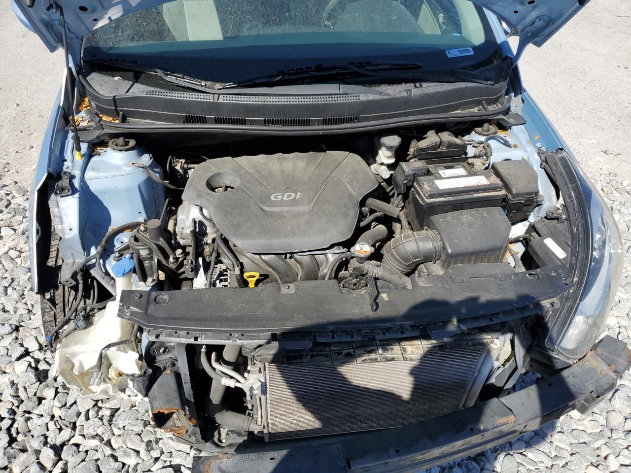 2013 Hyundai Accent VIN KMHCT5AE7DU108539 Copart auction photo, front end / minor dent/scratches damage thumbnail 11