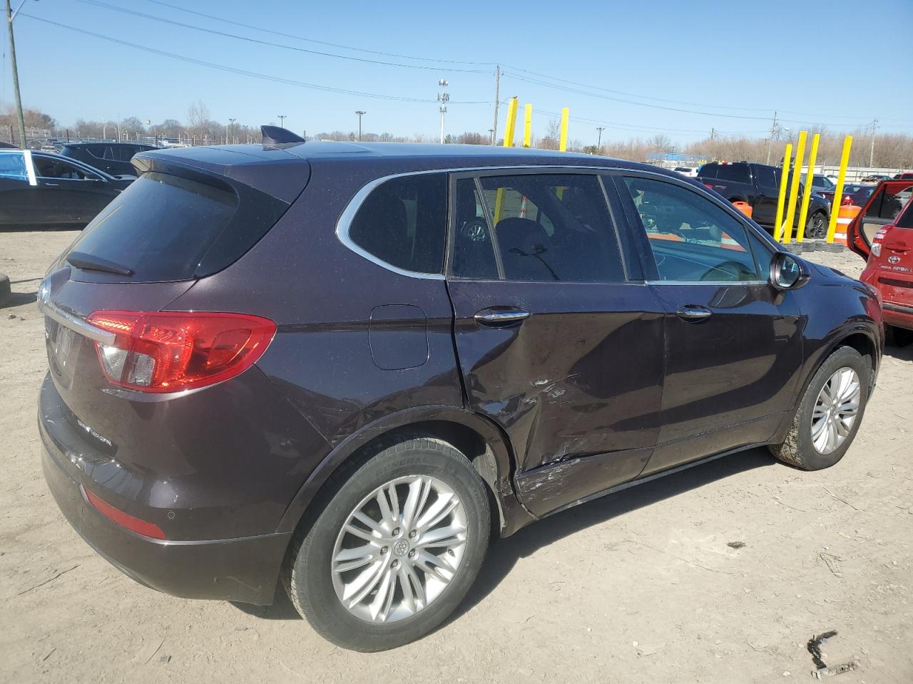 2017 Buick Envision VIN LRBFXASA9HD153965 Copart auction photo, side / minor dent/scratches damage thumbnail 3