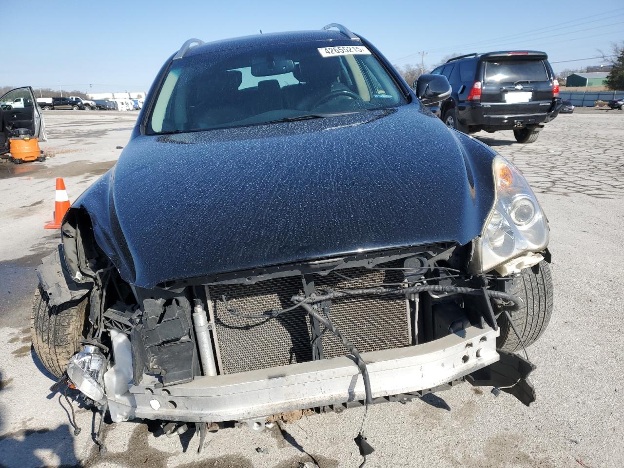 2016 Infiniti QX50 VIN JN1BJ0RR8GM262135 Copart auction photo, front end damage thumbnail 5