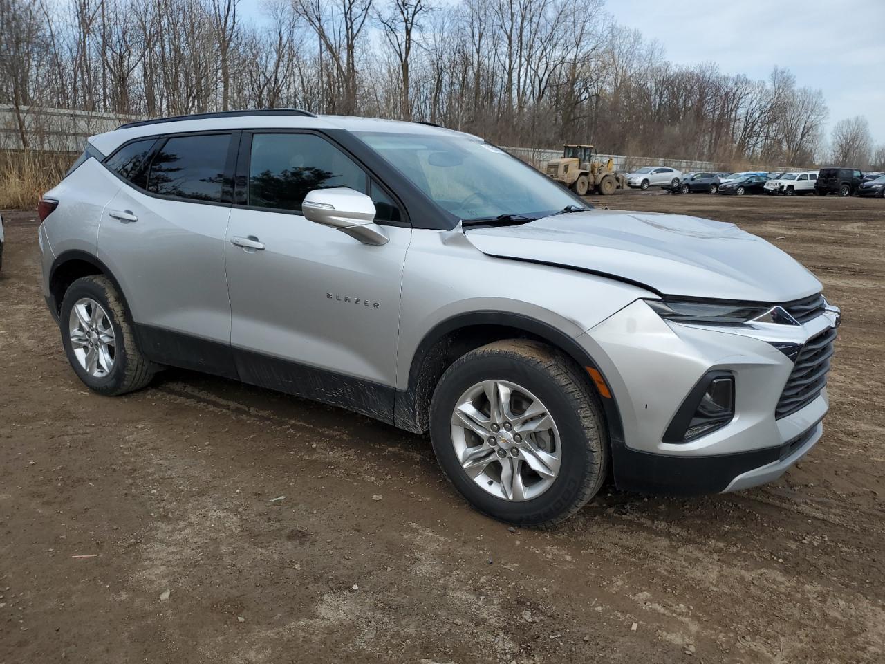 2019 Chevrolet Blazer VIN 3GNKBCRS9KS656368 Copart auction photo, front end / side damage thumbnail 4