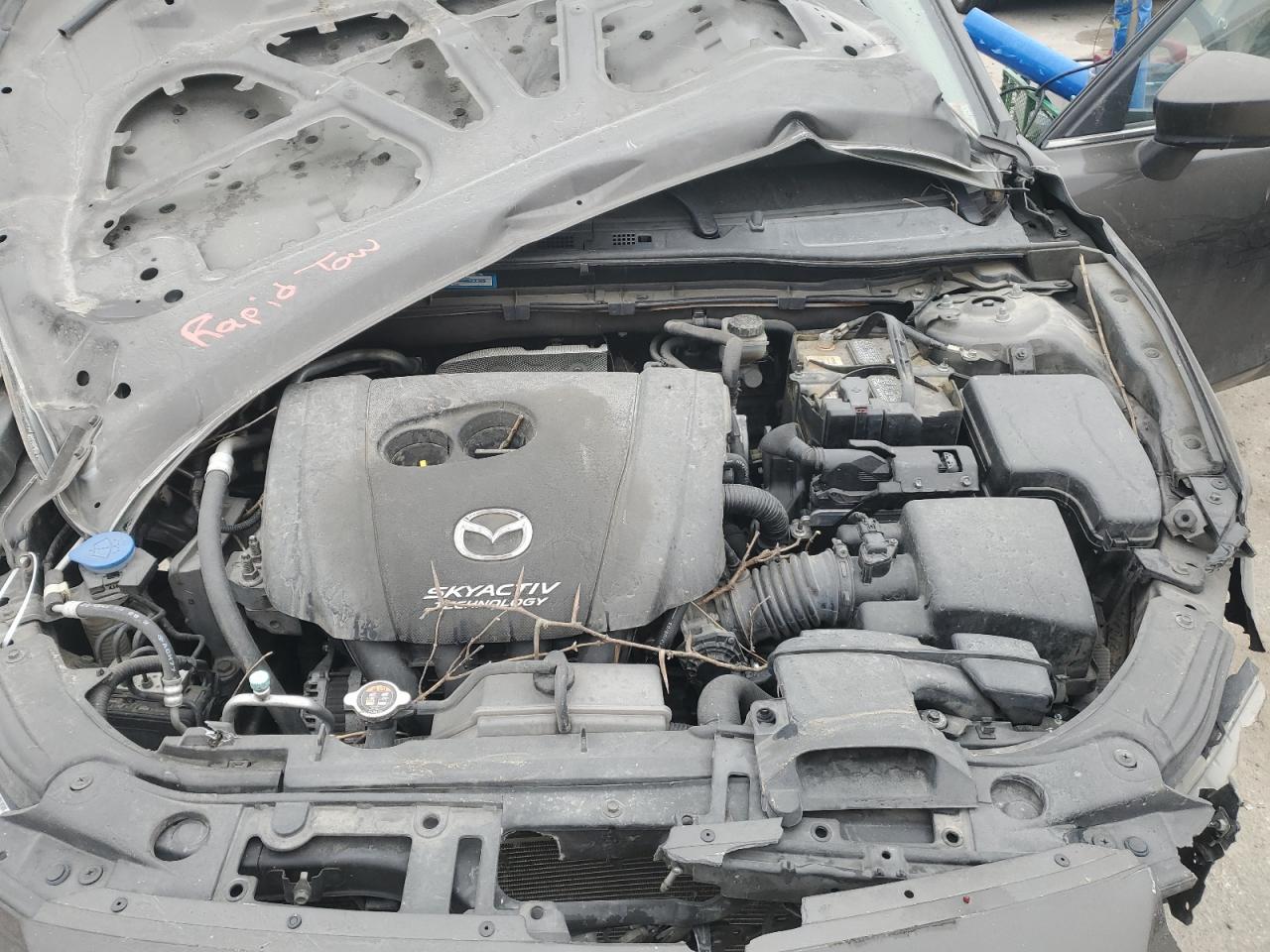 2014 Mazda 3 VIN JM1BM1W74E1116598 Copart auction photo, all over damage thumbnail 12