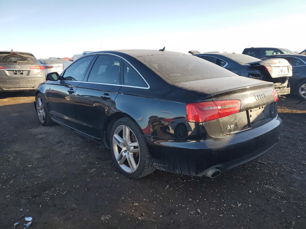 2015 Audi A6 VIN WAUGFAFC7FN026043 Copart auction photo, front end damage thumbnail 2