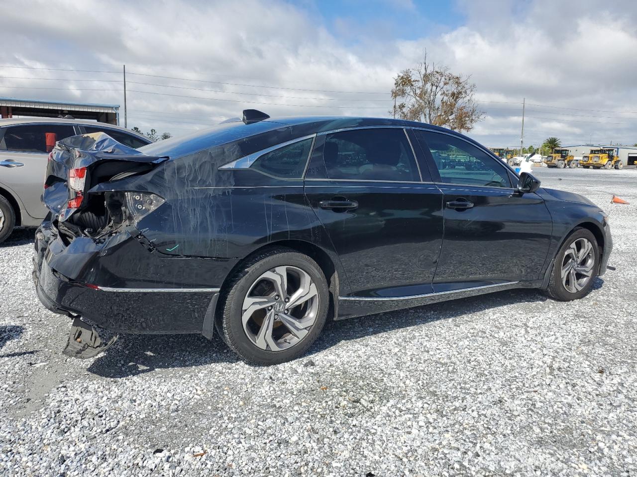 2018 Honda Accord VIN 1HGCV1F49JA019920 Copart auction photo, rear end damage thumbnail 3