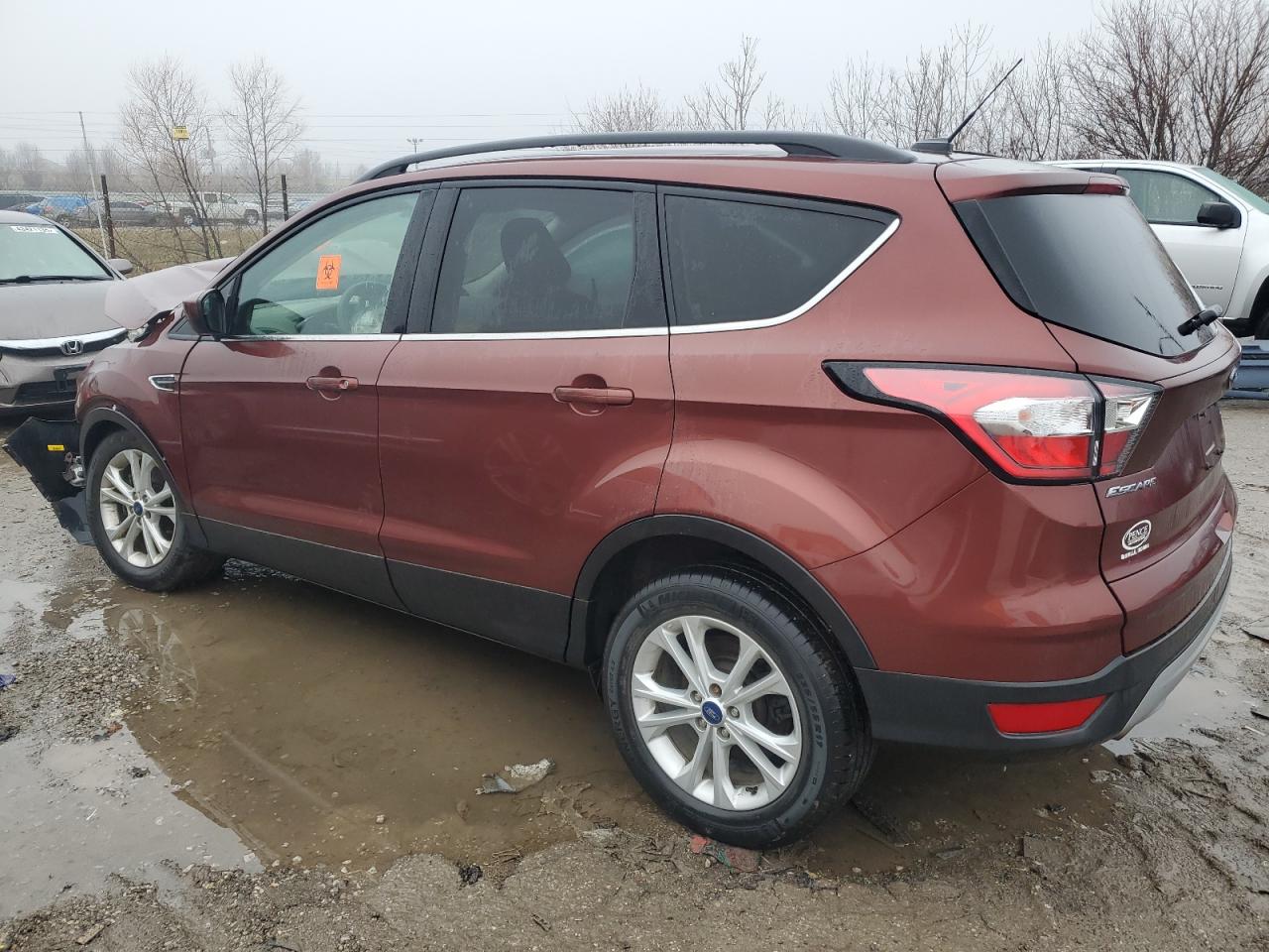 2018 Ford Escape VIN 1FMCU9GD8JUC40448 Copart auction photo, front end / minor dent/scratches damage thumbnail 2