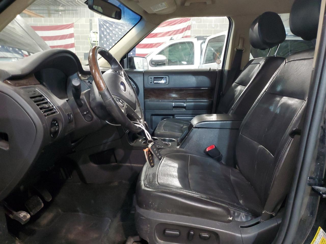 2018 Ford Flex VIN 2FMGK5D82JBA13981 Copart auction photo, front end / side damage thumbnail 7