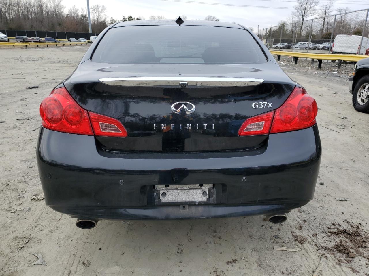 2011 Infiniti G VIN JN1CV6AR8BM400630 Copart auction photo, front end / minor dent/scratches damage thumbnail 6