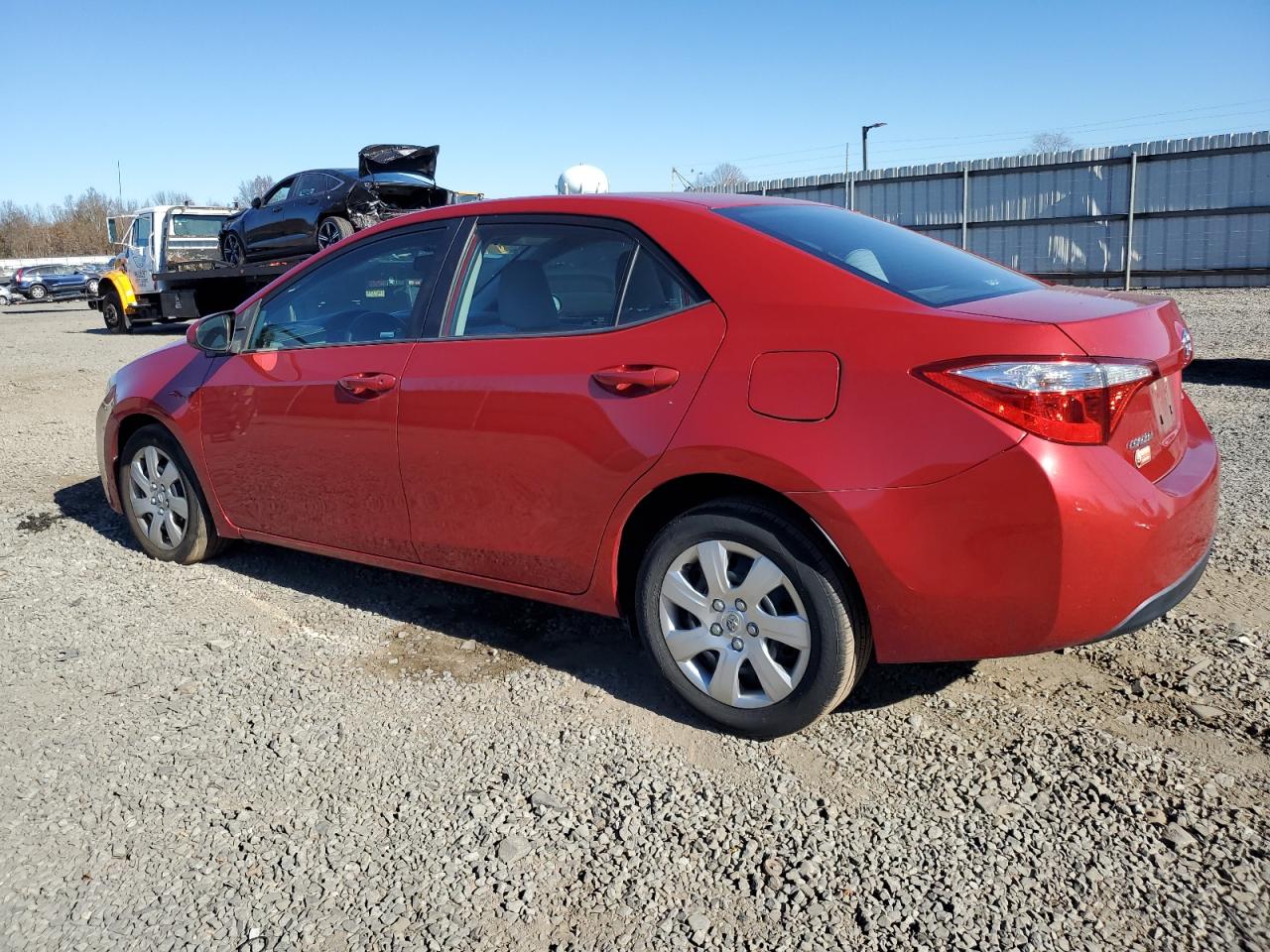 2014 Toyota Corolla VIN 2T1BURHE8EC172386 Copart auction photo, front end / side damage thumbnail 2