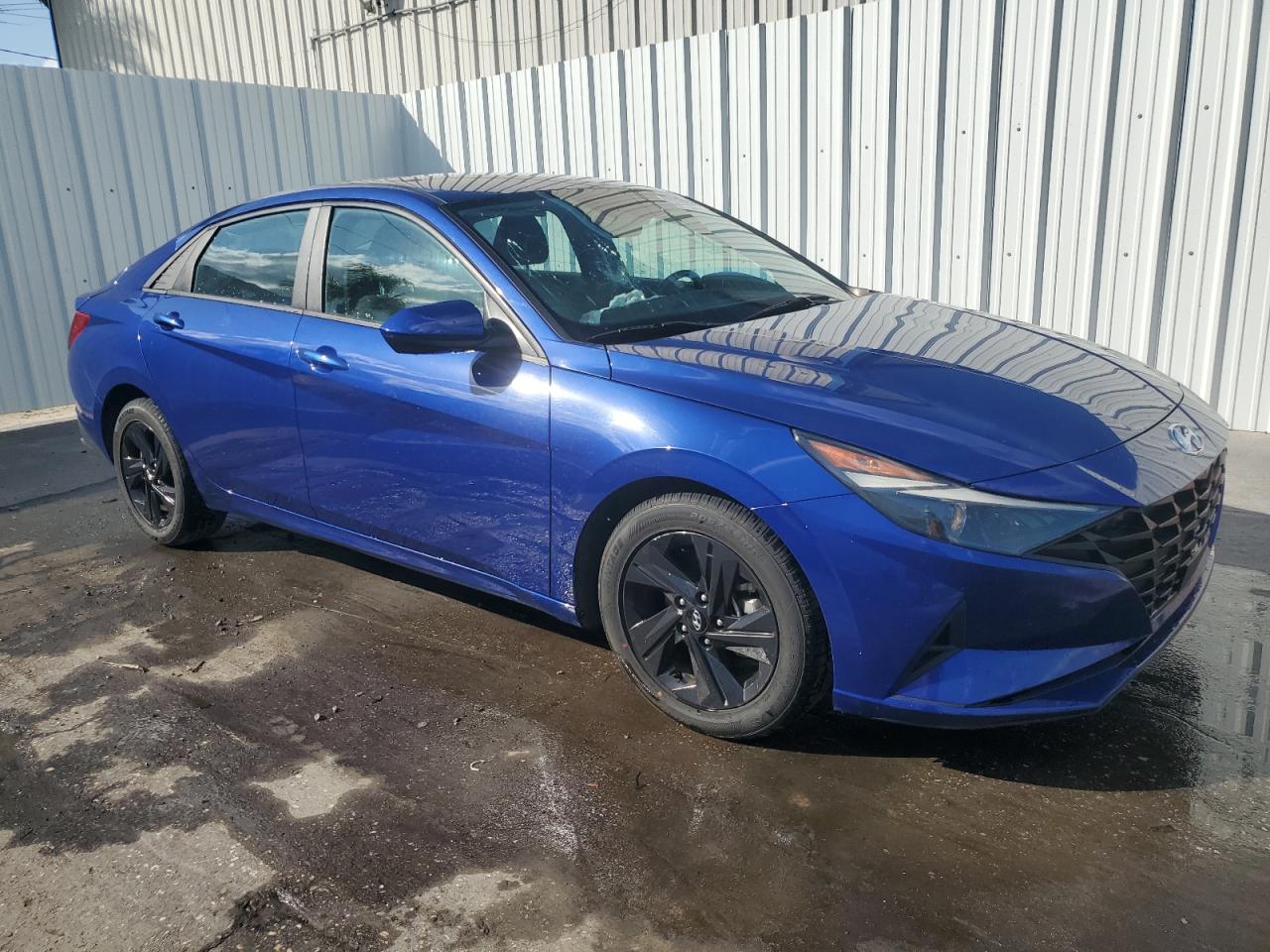 2021 Hyundai Elantra VIN 5NPLS4AG8MH030740 Copart auction photo, front end / minor dent/scratches damage thumbnail 4