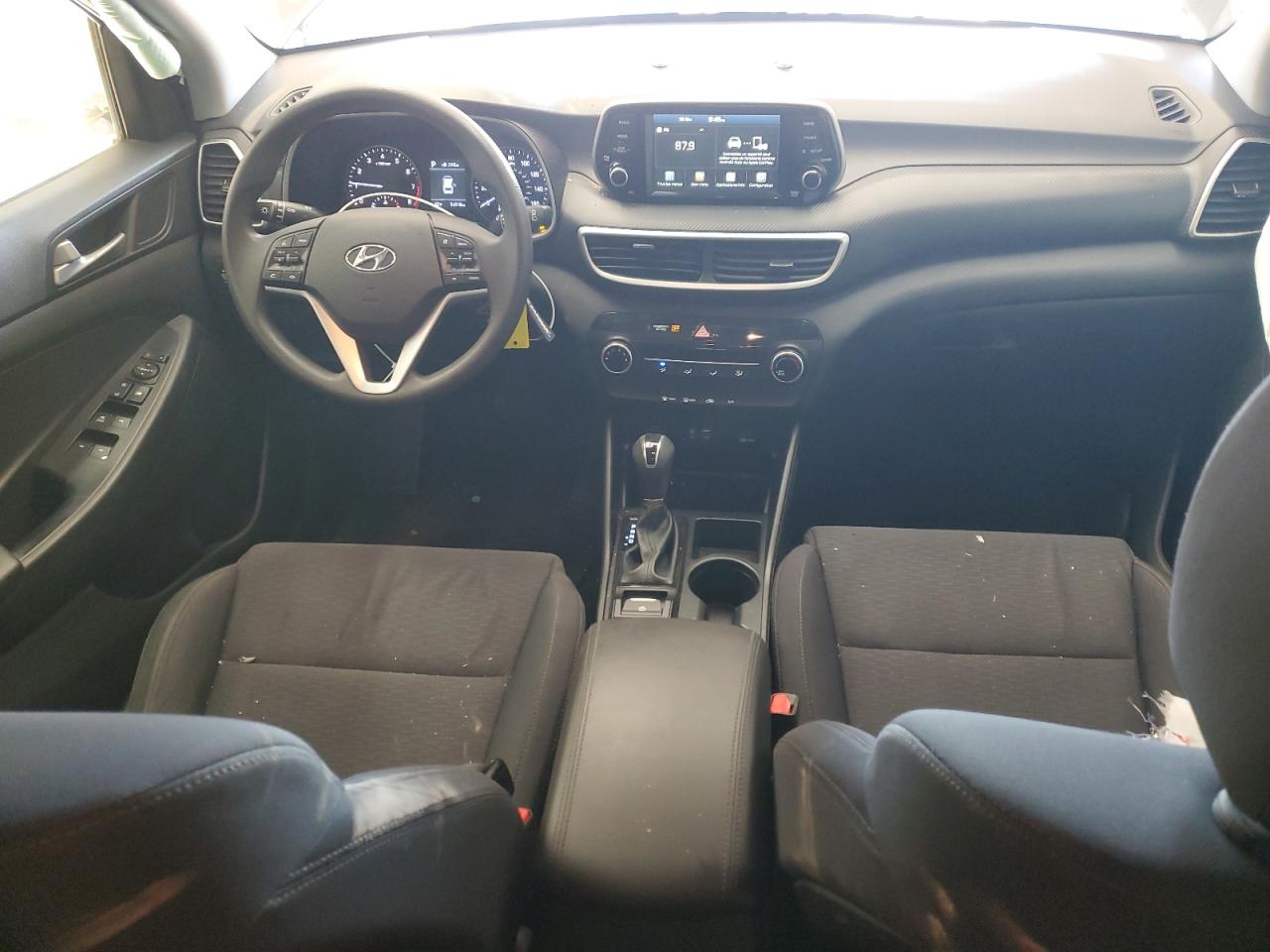 2021 Hyundai Tucson VIN KM8J23A46MU301397 Copart auction photo, side / front end damage thumbnail 8