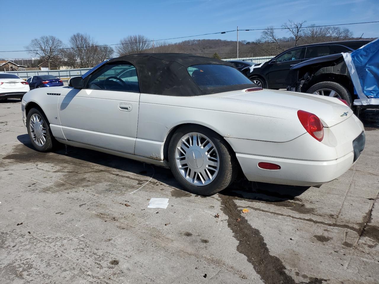 2003 Ford Thunderbird VIN 1FAHP60AX3Y114447 Copart auction photo, water/flood damage thumbnail 2