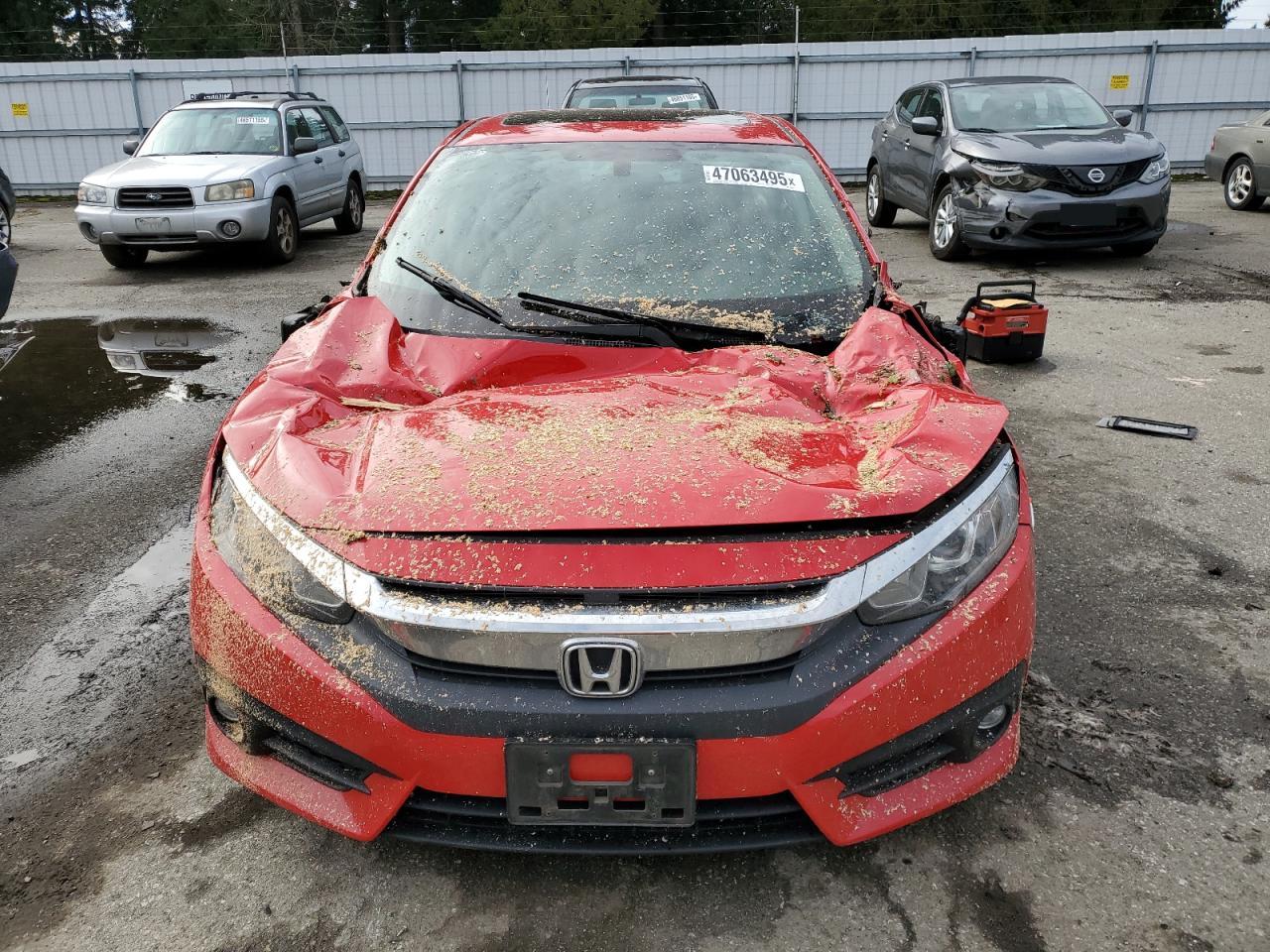 2016 Honda Civic VIN 2HGFC1F35GH649325 Copart auction photo, front end / minor dent/scratches damage thumbnail 5
