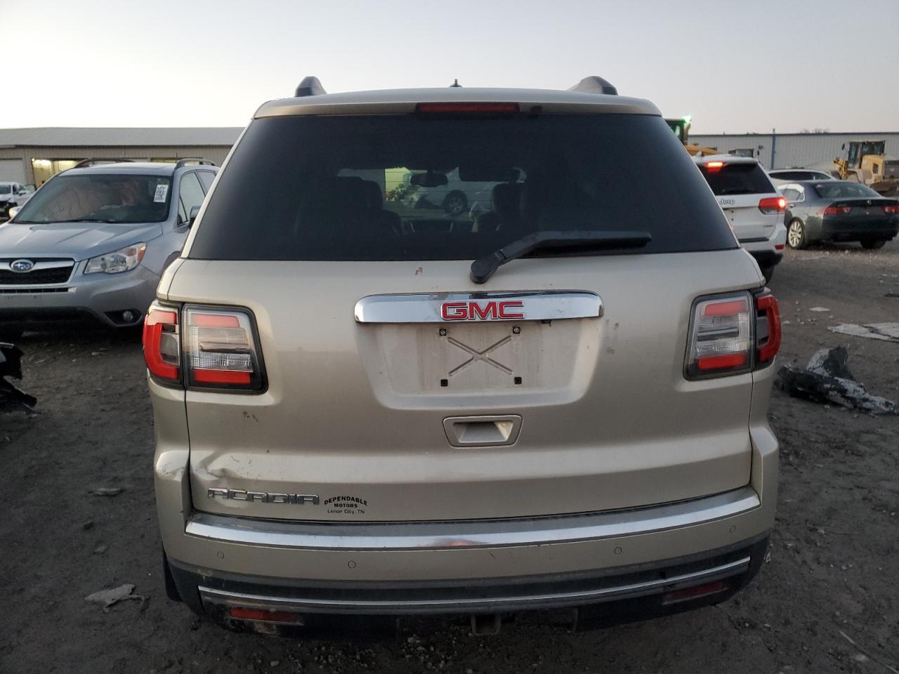 2013 GMC Acadia VIN 1GKKRRKD7DJ177815 Copart auction photo, front end damage thumbnail 6