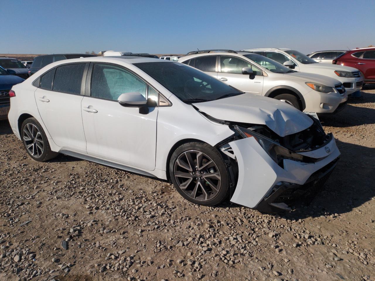 2020 Toyota Corolla VIN 5YFP4RCE8LP031019 Copart auction photo, front end damage thumbnail 4
