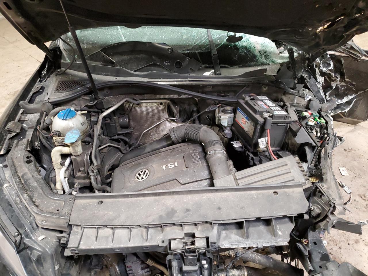 2016 Volkswagen Passat VIN 1VWBT7A31GC052339 Copart auction photo, front end / side damage thumbnail 11