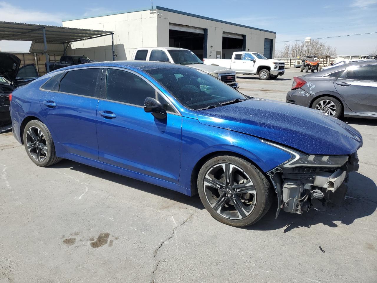 2021 KIA K5 VIN 5XXG64J22MG042145 Copart auction photo, front end damage thumbnail 4