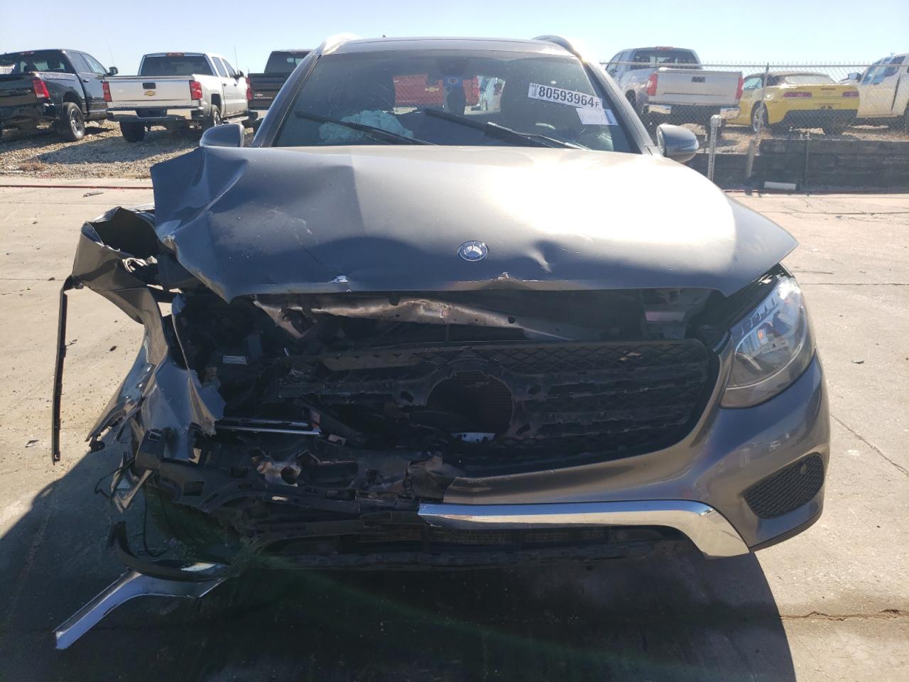 2017 Mercedes-Benz GLC VIN WDC0G4JB2HF167031 Copart auction photo, front end damage thumbnail 5