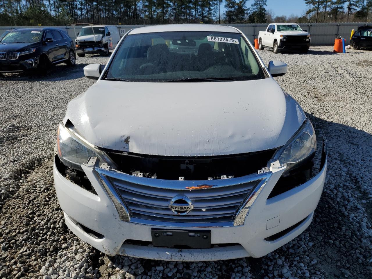 2015 Nissan Sentra VIN 3N1AB7AP5FL664005 Copart auction photo, front end damage thumbnail 5