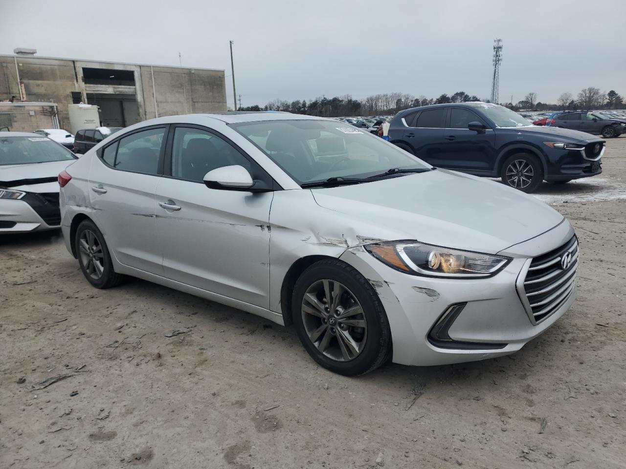 2018 Hyundai Elantra VIN 5NPD84LF1JH369231 Copart auction photo, all over / minor dent/scratches damage thumbnail 4