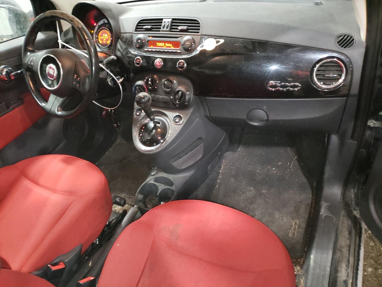 2012 Fiat 500 VIN 3C3CFFAR6CT145129 Copart auction photo, rear end damage thumbnail 8