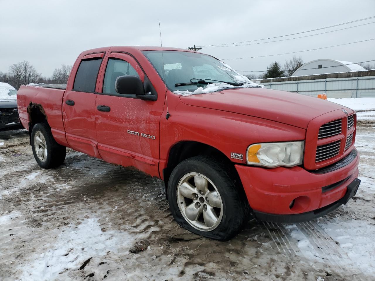 2004 Dodge RAM VIN 1D7HU18D74S756994 Copart auction photo, front end / side damage thumbnail 4