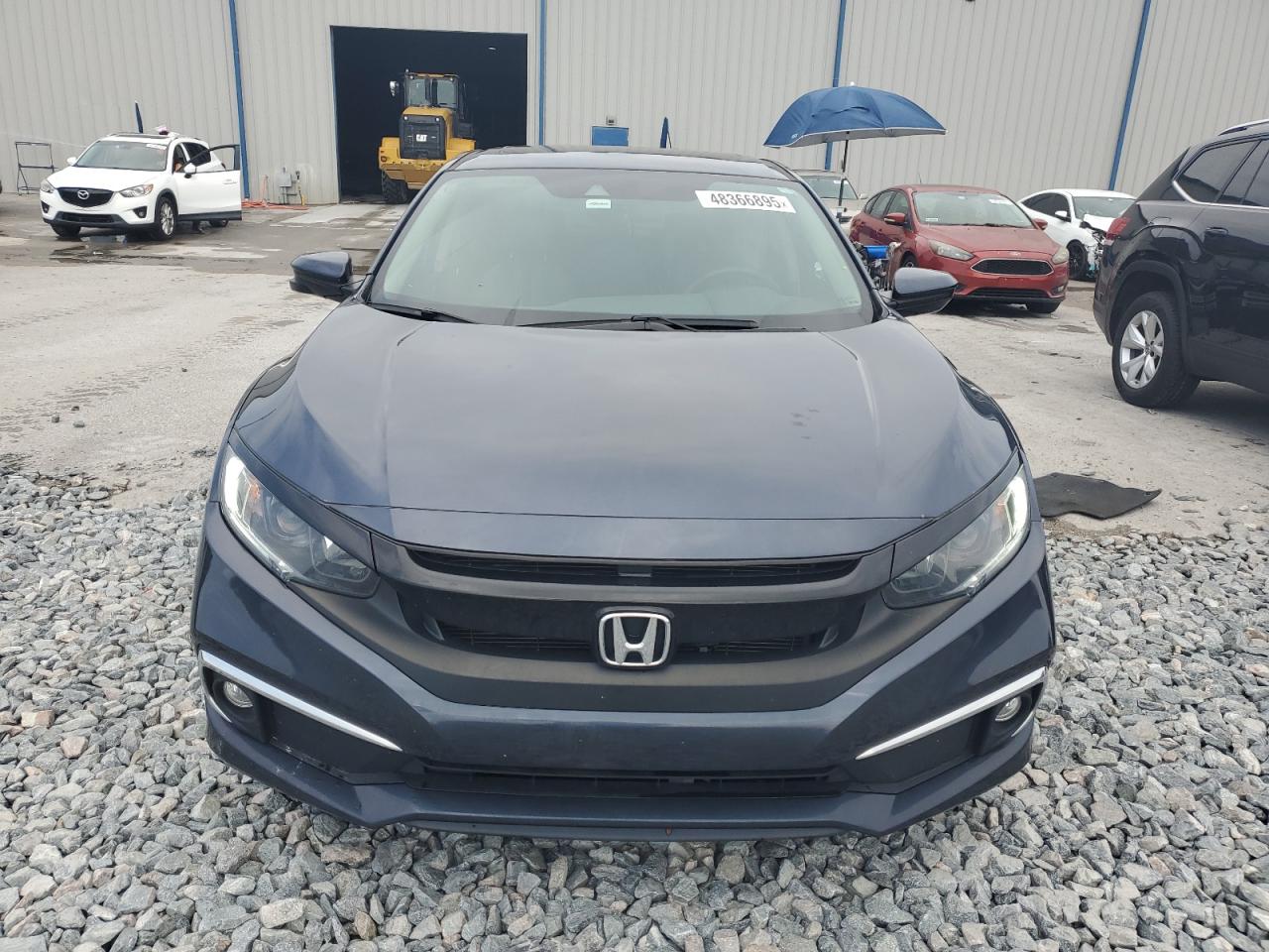 2020 Honda Civic VIN 19XFC1F32LE002840 Copart auction photo, rear end / side damage thumbnail 5