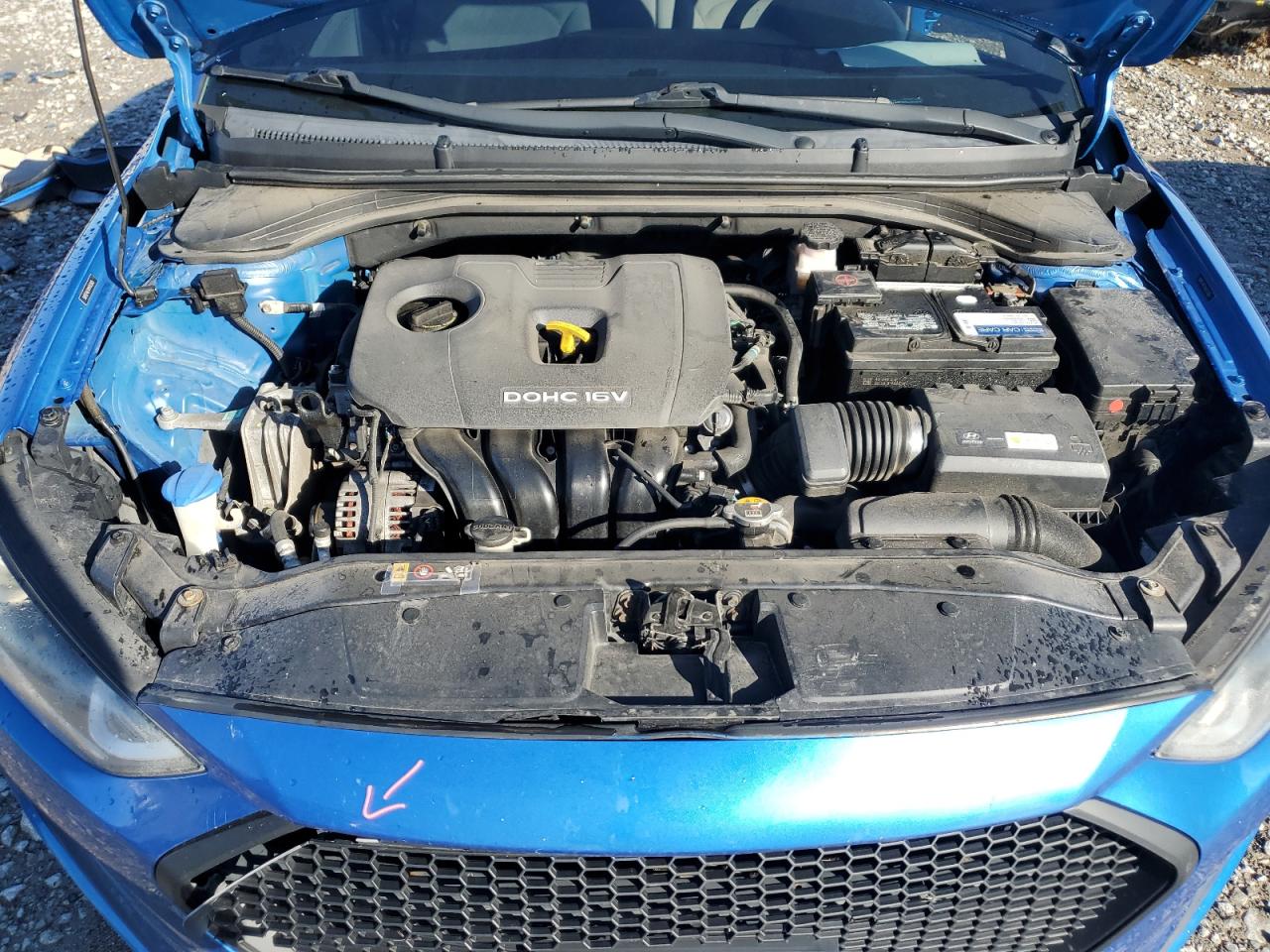 2017 Hyundai Elantra VIN 5NPD74LFXHH113165 Copart auction photo, side damage thumbnail 12