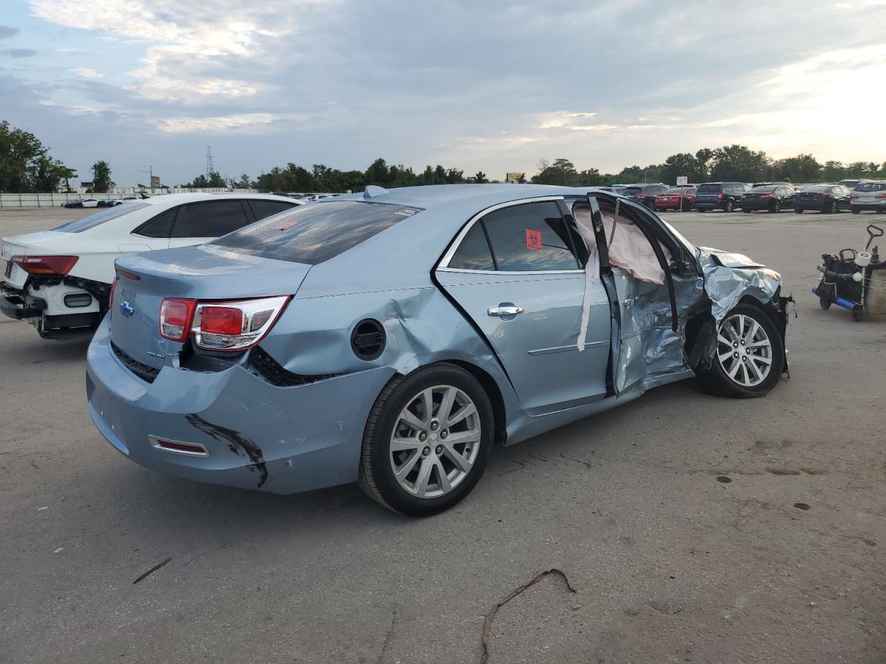 2013 Chevrolet Malibu VIN 1G11G5SX5DU117815 Copart auction photo, all over damage thumbnail 3