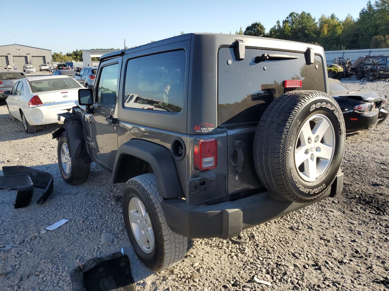 2017 Jeep Wrangler VIN 1C4AJWAG6HL521623 Copart auction photo, front end damage thumbnail 3