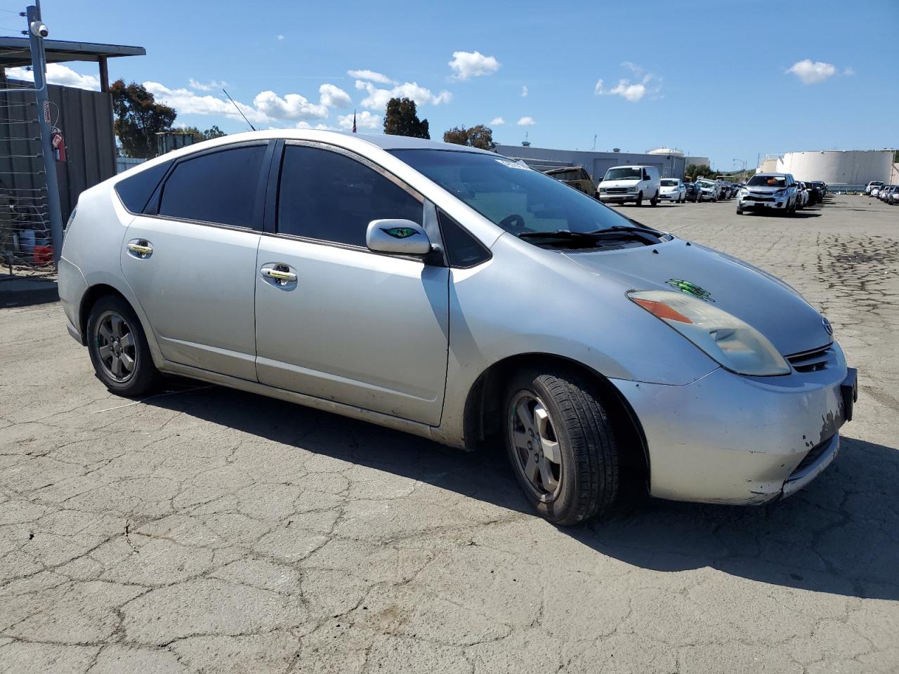 2005 Toyota Prius VIN JTDKB20UX57055538 Copart auction photo, front end / side damage thumbnail 4