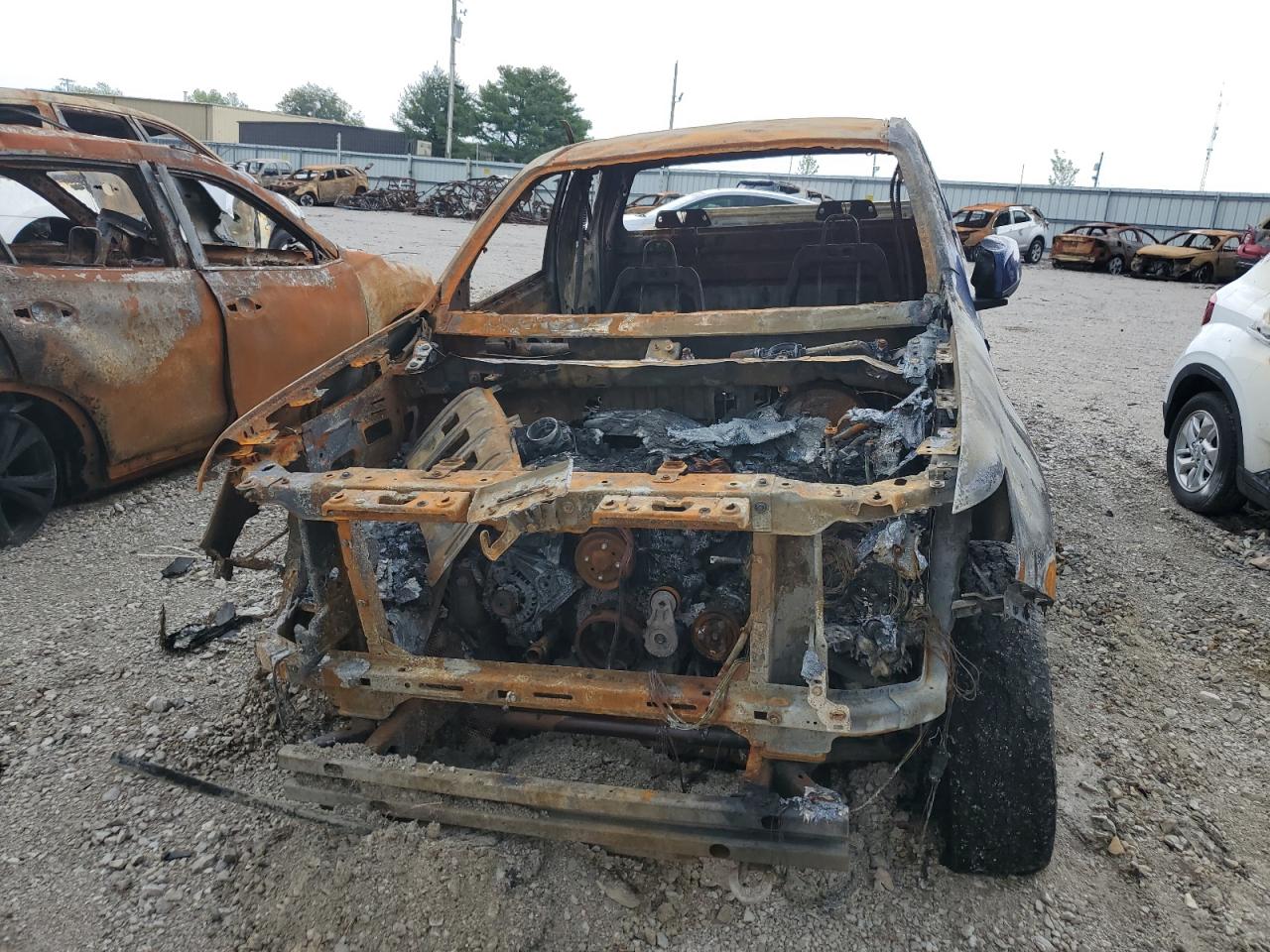 2016 Chevrolet Colorado VIN 1GCHTDE37G1175693 Copart auction photo, burn damage thumbnail 5
