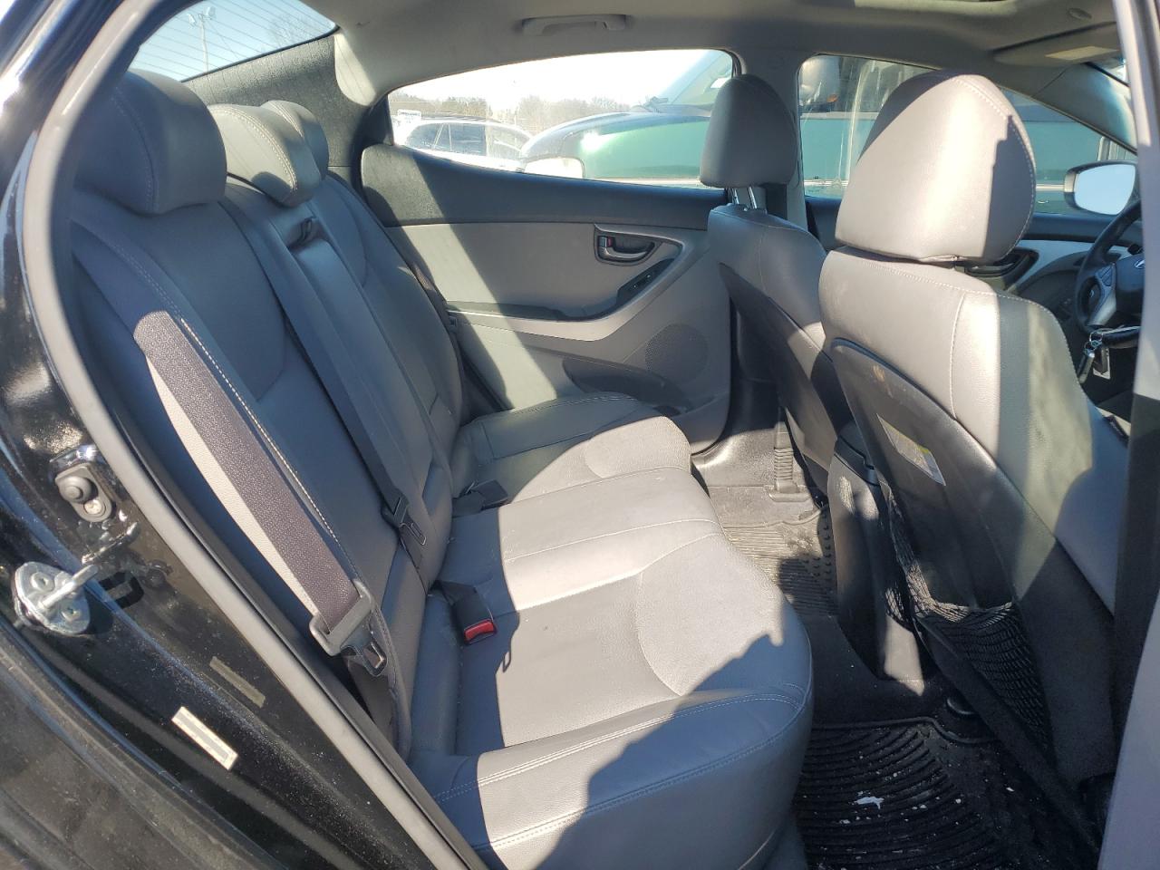 2013 Hyundai Elantra VIN KMHDH4AE6DU748404 Copart auction photo, rear end damage thumbnail 10