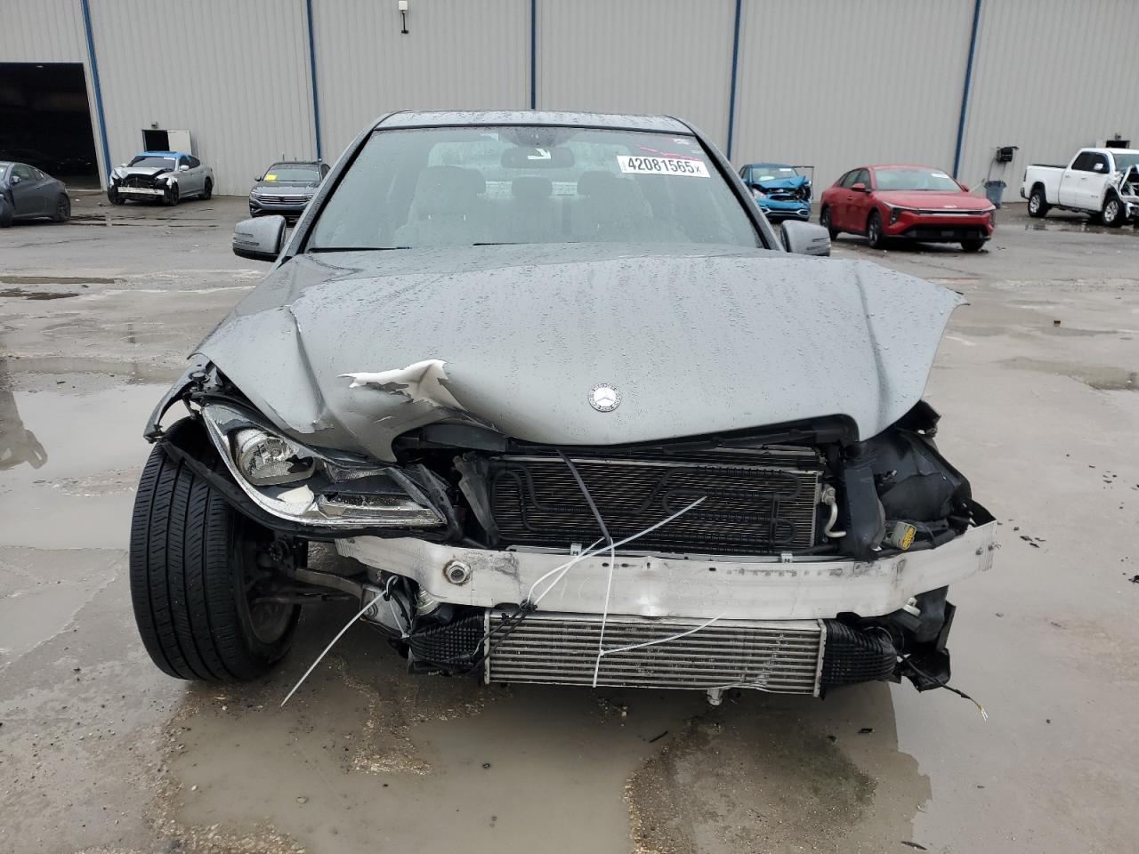 2012 Mercedes-Benz C-klasse VIN WDDGF4HB5CA608983 Copart auction photo, front end damage thumbnail 5