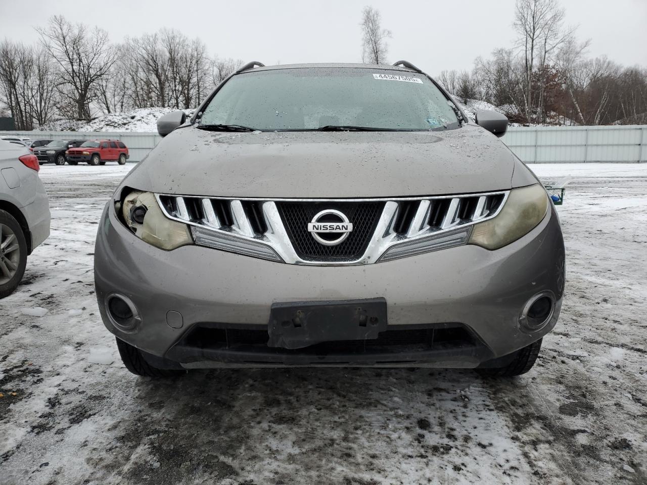 2009 Nissan Murano VIN JN8AZ18W79W138528 Copart auction photo, front end / minor dent/scratches damage thumbnail 5