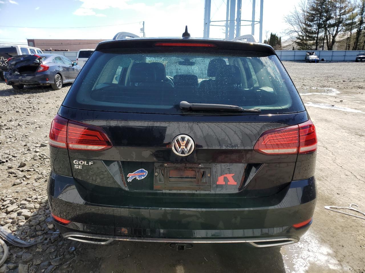 2019 Volkswagen Golf VIN 3VWY57AU4KM502103 Copart auction photo, front end damage thumbnail 6