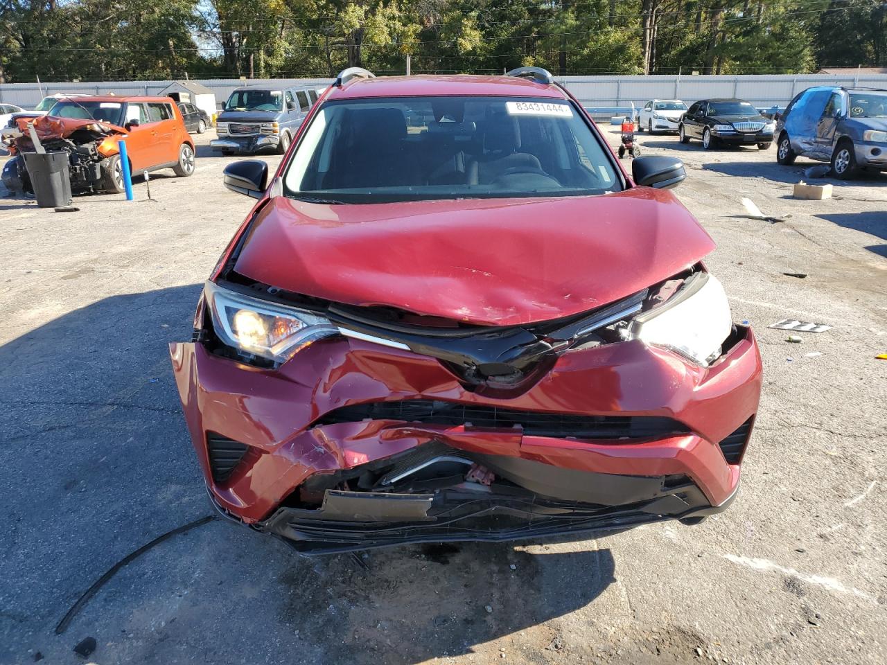 2018 Toyota RAV 4 VIN JTMZFREV0JD113231 Copart auction photo, front end damage thumbnail 5