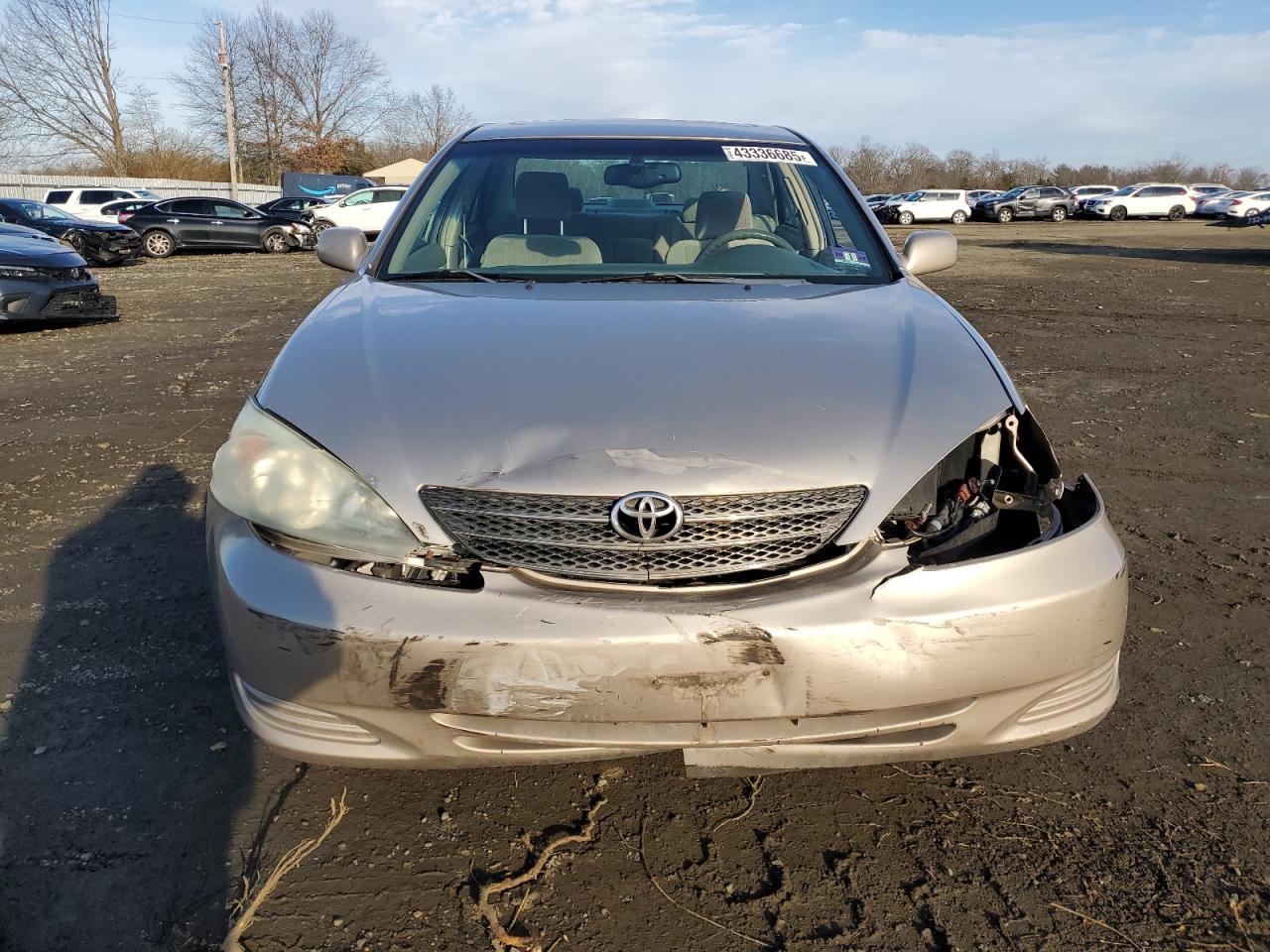 2004 Toyota Camry VIN 4T1BE30K94U294733 Copart auction photo, front end damage thumbnail 5